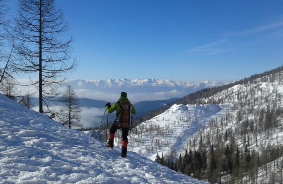 Jednodnevna zimska tura na vrh Črna prst 1844 m 10.01.2026.- Slovenija